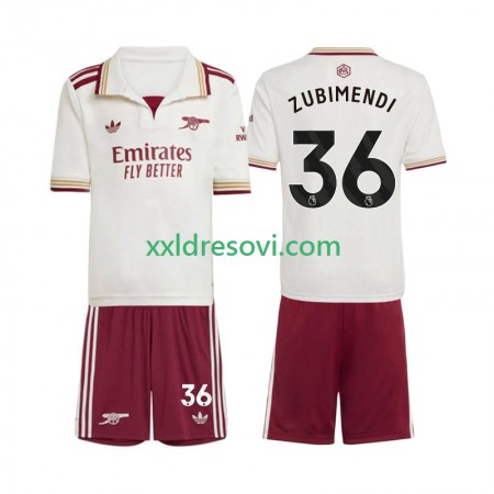 Arsenal Martin Zubimendi 36 Treći Dječji Nogometni Dres 2025-2026